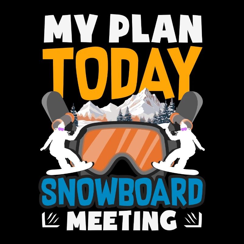 Télésiège de réunion de snowboard snowboard