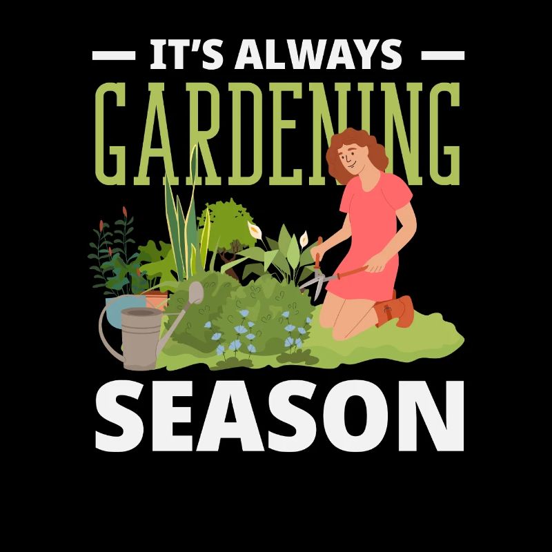 Immer Gartenarbeit Saison Lustiger Gärtner