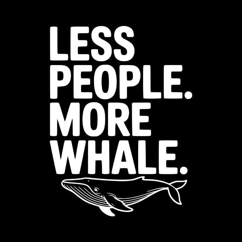 Moins de monde. Plus de baleine.