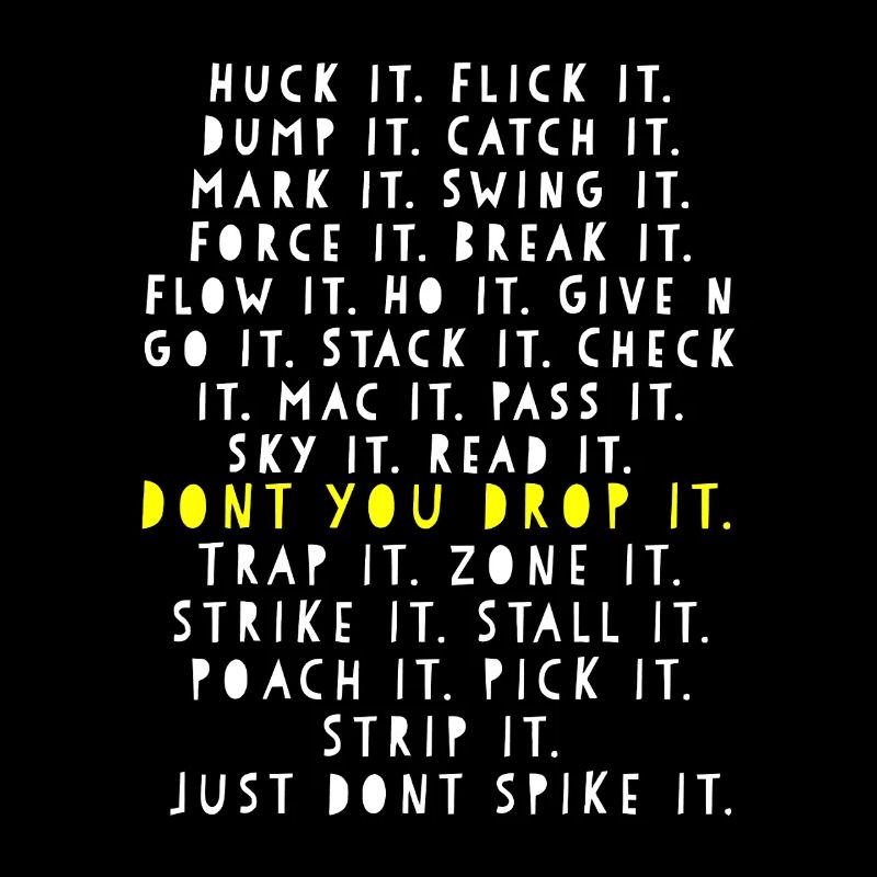 Dont You Drop It Bold Typography