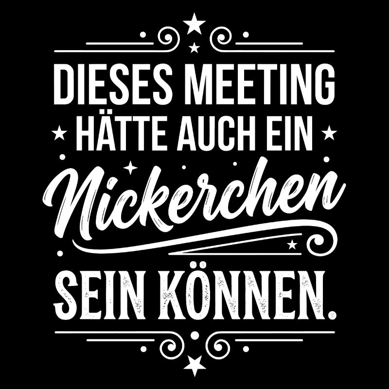 Meeting hätte ein Nickerchen sein können