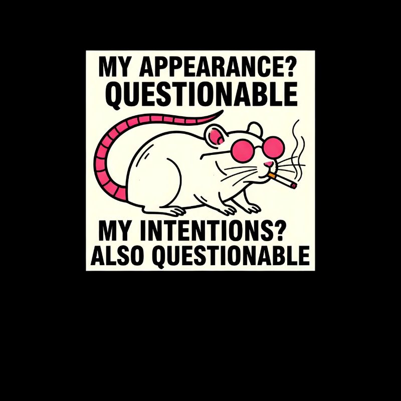 Questionable appearance rat