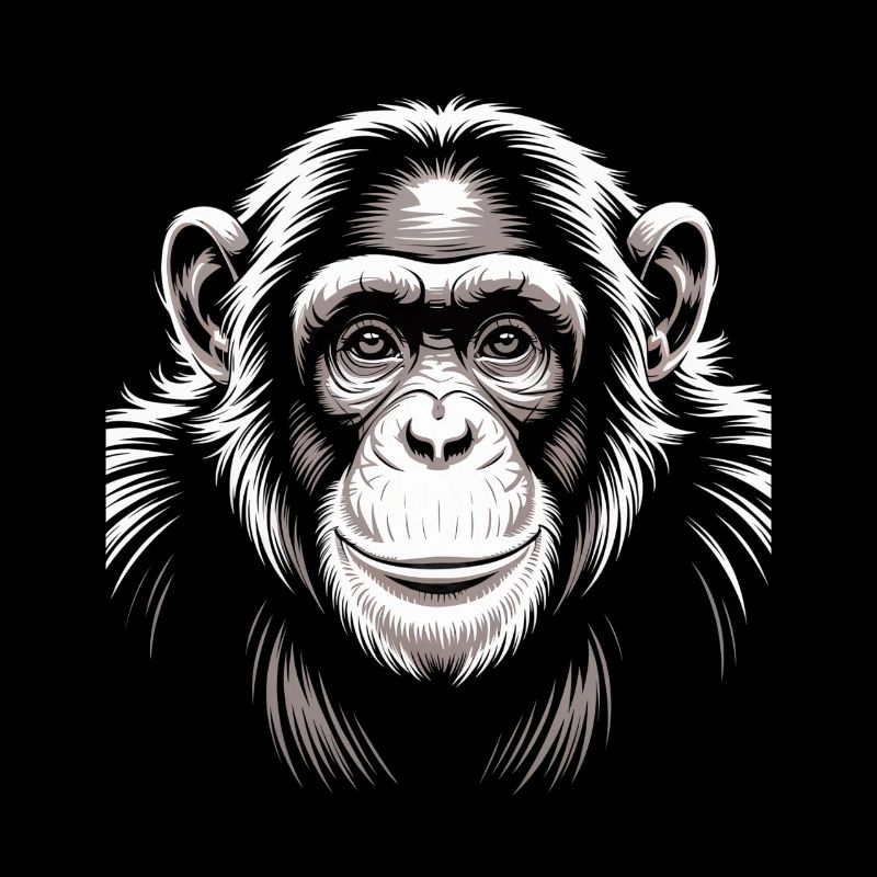 Affe Schimpanse