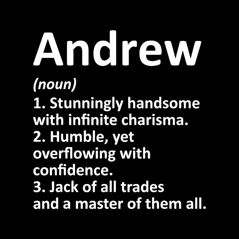 Andrew Bold Typographic Definition