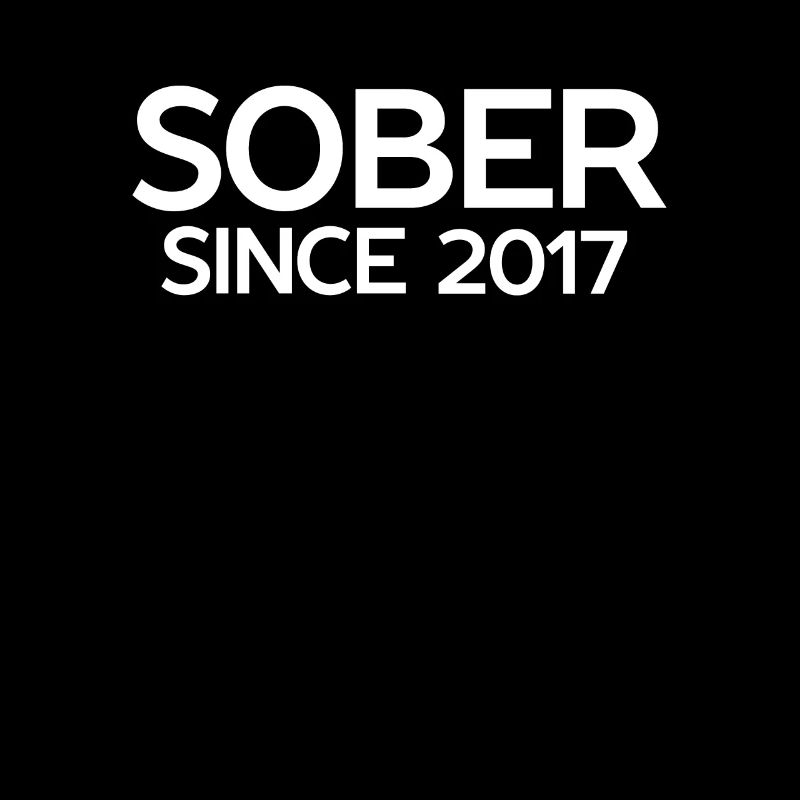 Sober Since 2017 Sobriety Anniversary Gift