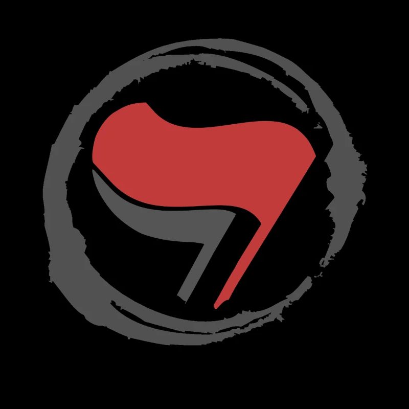 Antifa flag flag Antifascist action