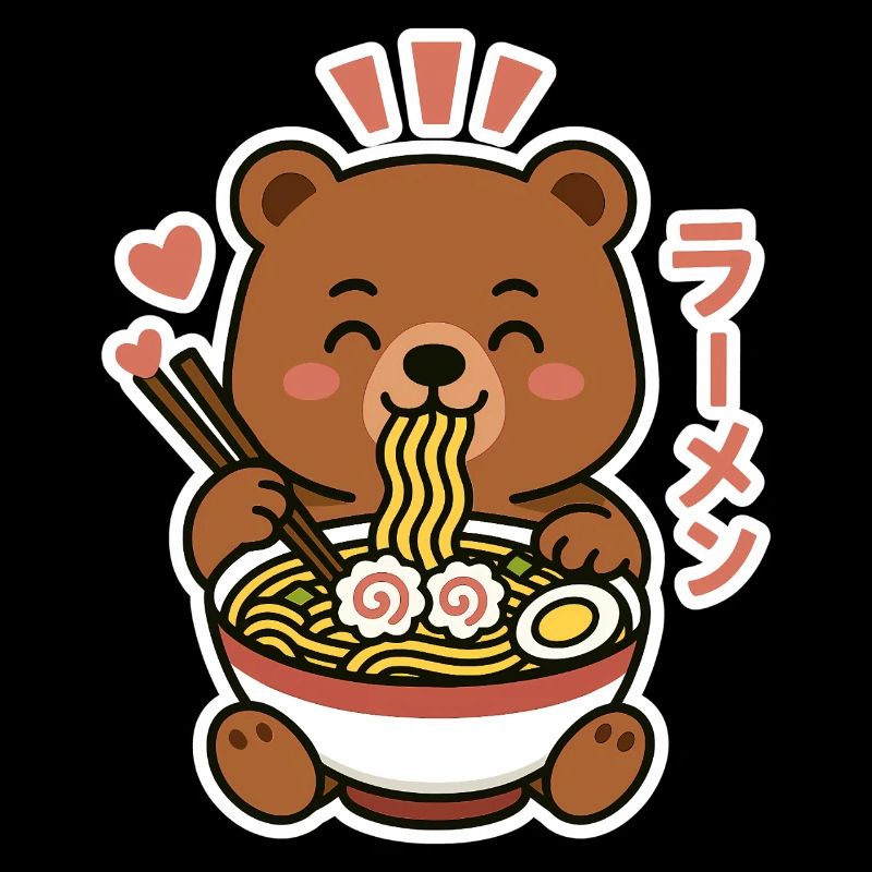 Ramen Noodle Bear