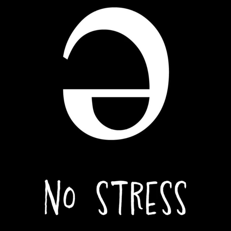 /Schwa/ no stress - white