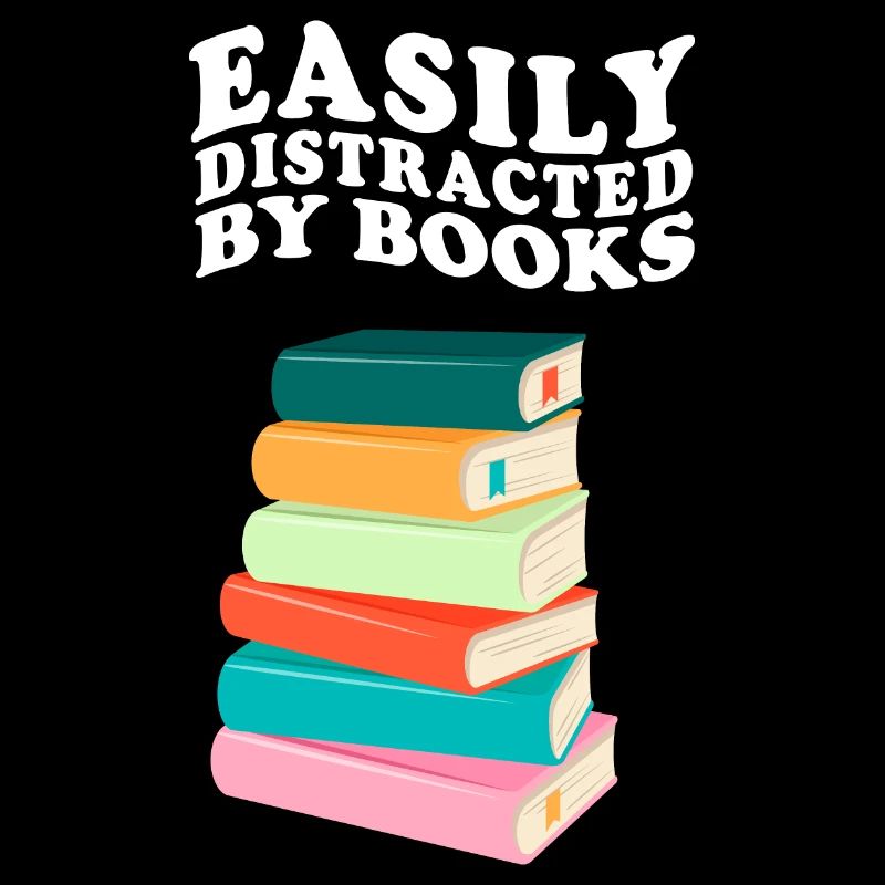 Facilement distrait par les livres Rétro Vintage Lecture