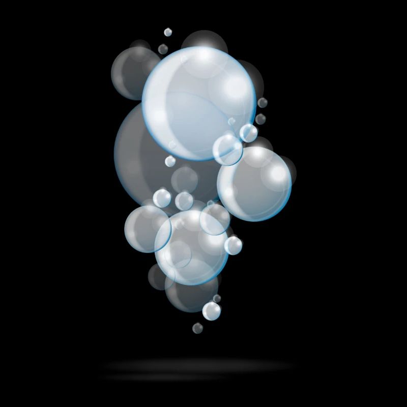 Soap bubbles (Blue Edition)