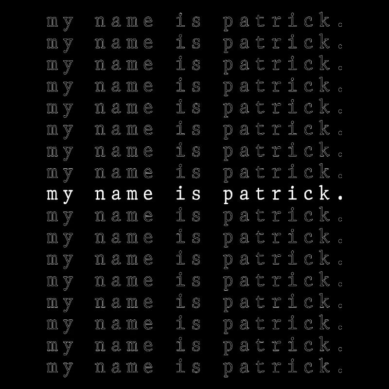 Je m’appelle Patrick