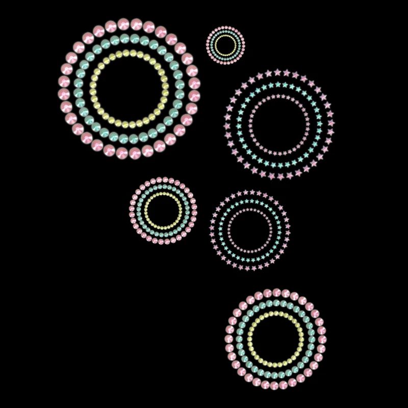 Circles, graphic patterns, patterns