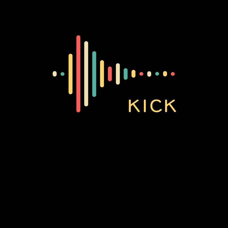 Synthétiseur Kick Drum Studio Audio Wave
