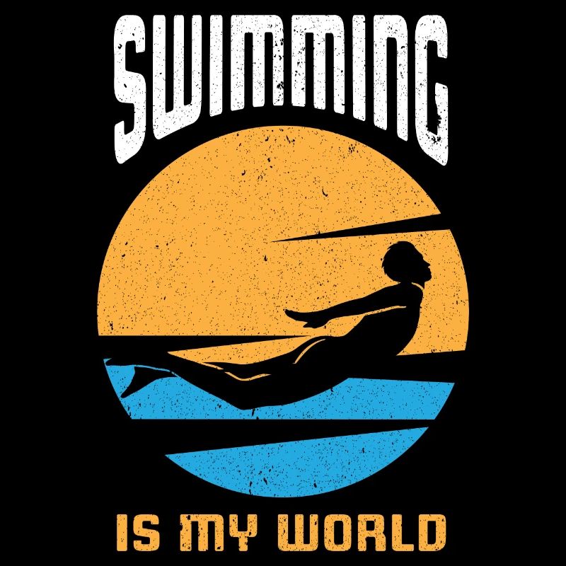 Schwimmer Schwimmen 50 Meter Bahn