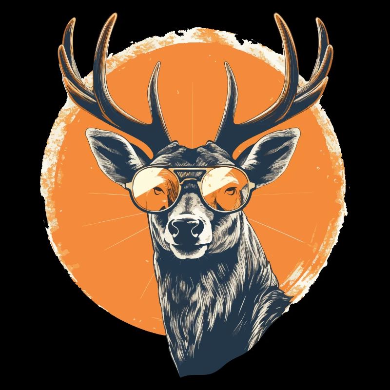 Deer Sunglasses Deer Red Deer