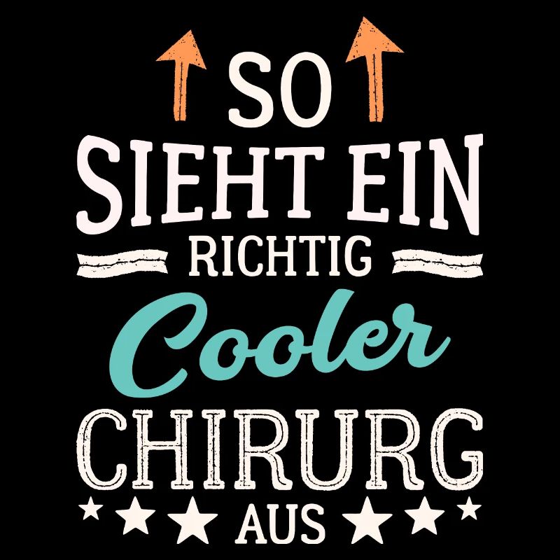So sieht ein richtig cooler Chirurg aus Mediziner