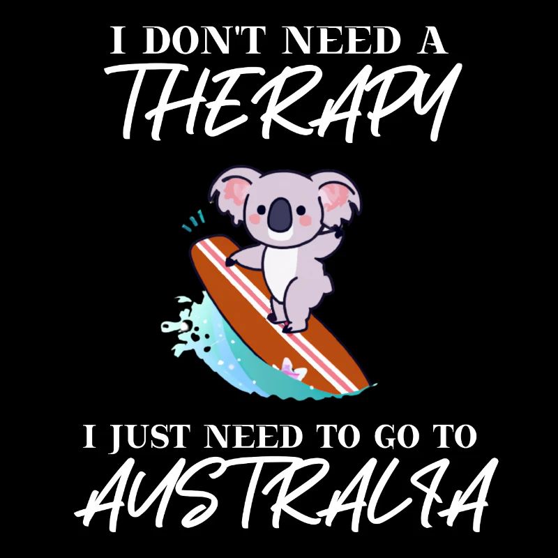Australie drôle koala cadeau idée surf mignon