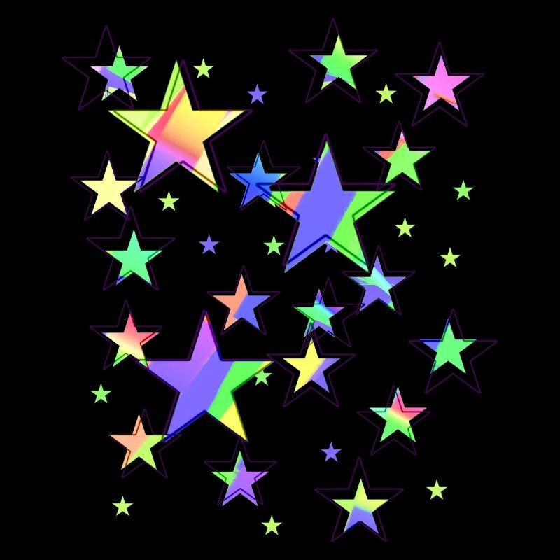 Sterne,stern, bunte Sterne, Neon,Pastell