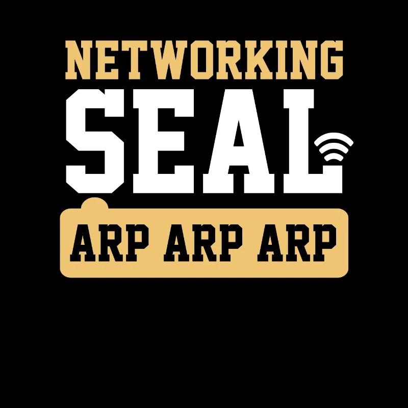 Networking Seal Für IT Tech Job System Network