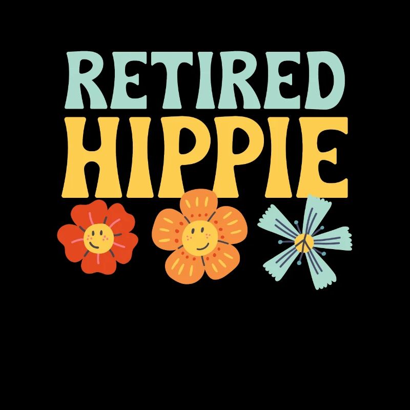 Retired Hippie Seventies Hippie Hippy