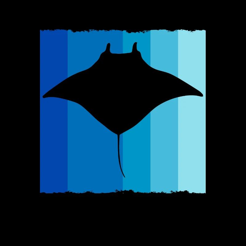 Stingray, Manta Blue, Sunset, Ocean