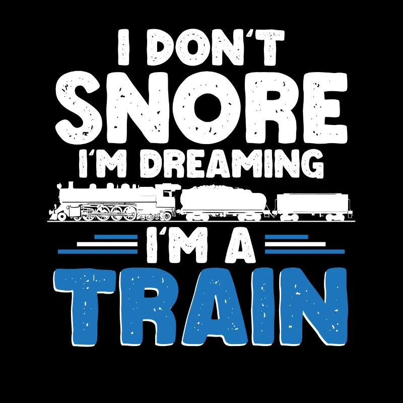 Je ne ronfle pas, je rêve, je suis un train, un chemin de fer