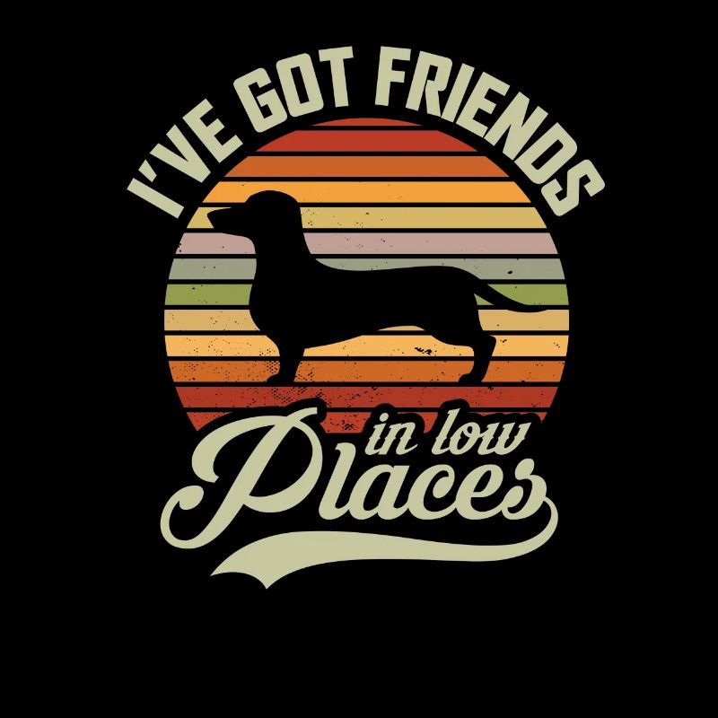 J’ai des amis dans des endroits bas, teckel Wiener