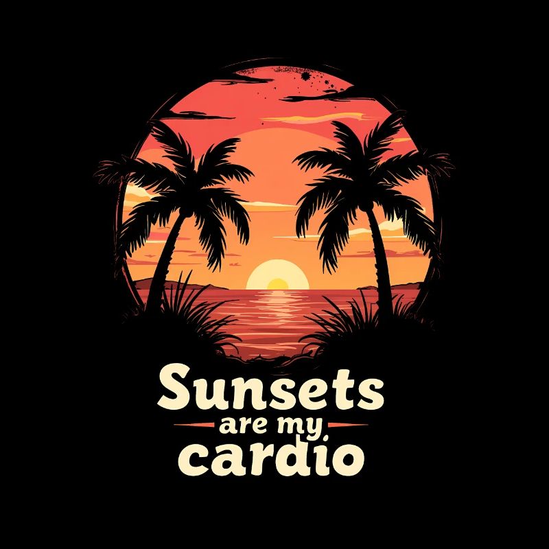 Les couchers de soleil sont mon cardio