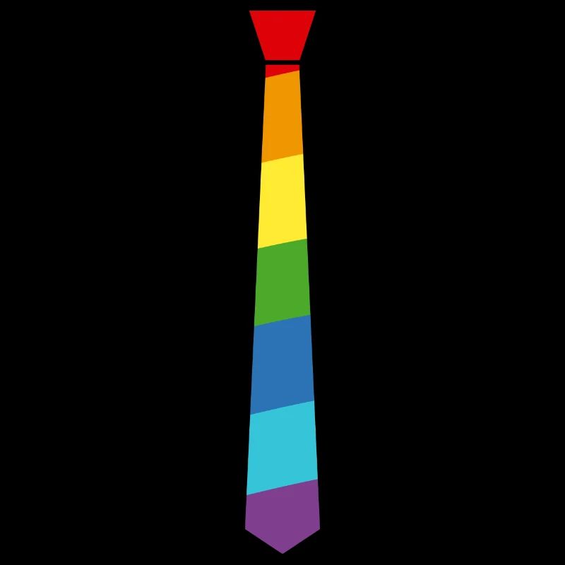 Arc-en-cravate - Drapeau - Drapeau - Gay Pride