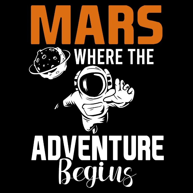Mars planète espace fusée vintage