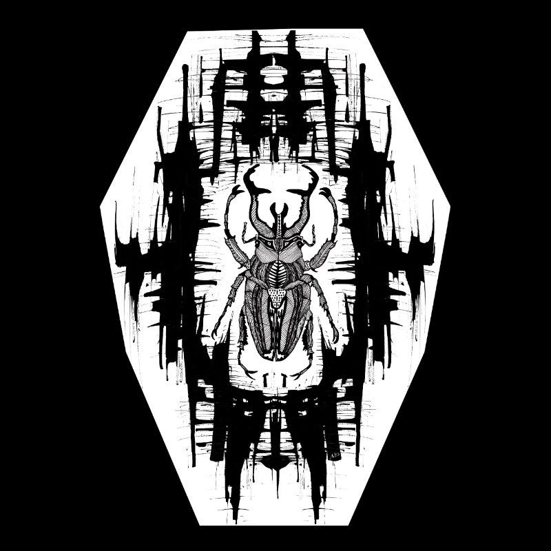 Black and White Scrab Design No. 6