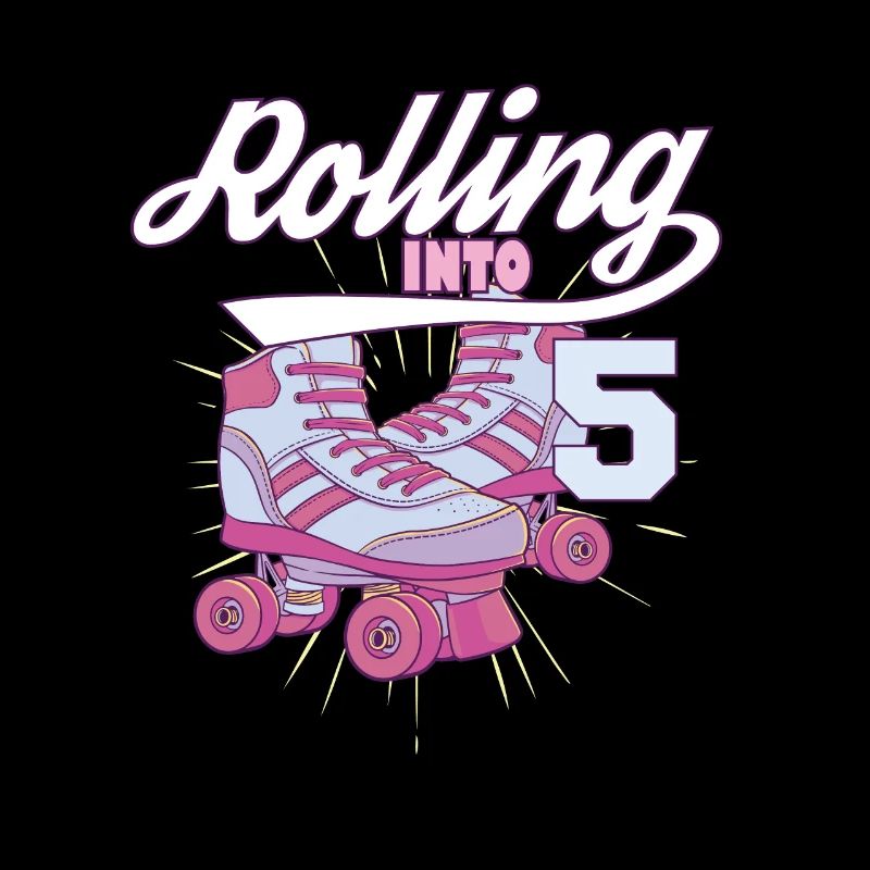 Rolling Into 5 Roller Skating Birthday Party