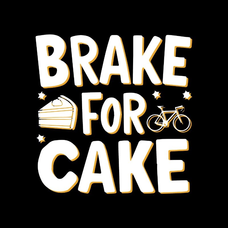 Gâteau de vélo sucré Conception de motivation