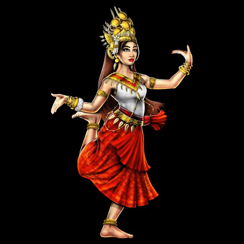Danseuse khmère cambodgienne Apsara