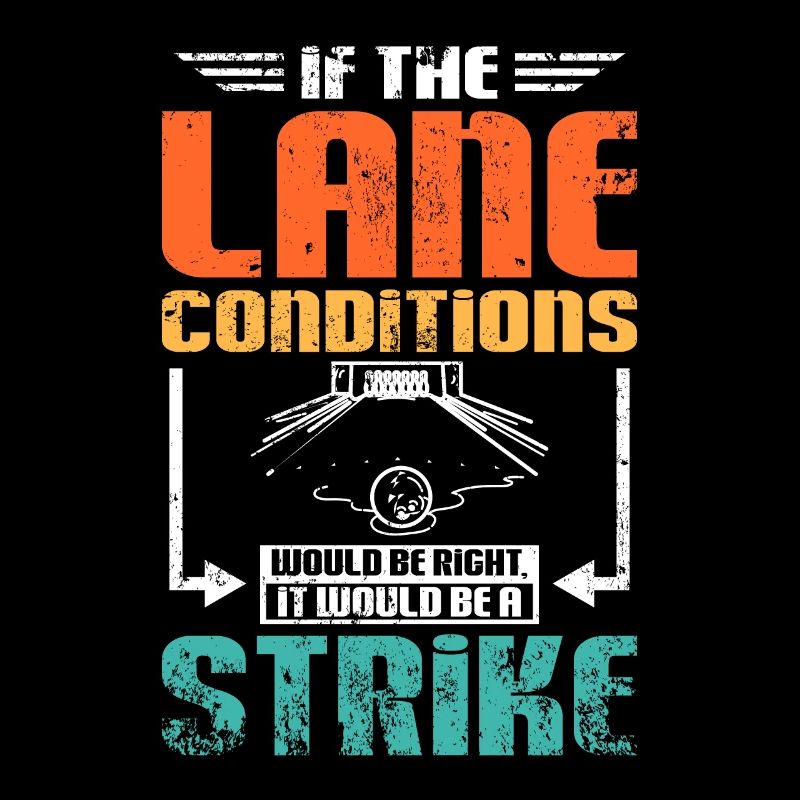 Funny bowling lane strike