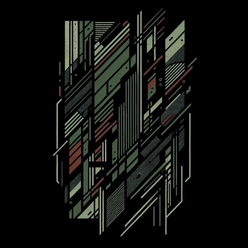 Geometric Camo Grid
