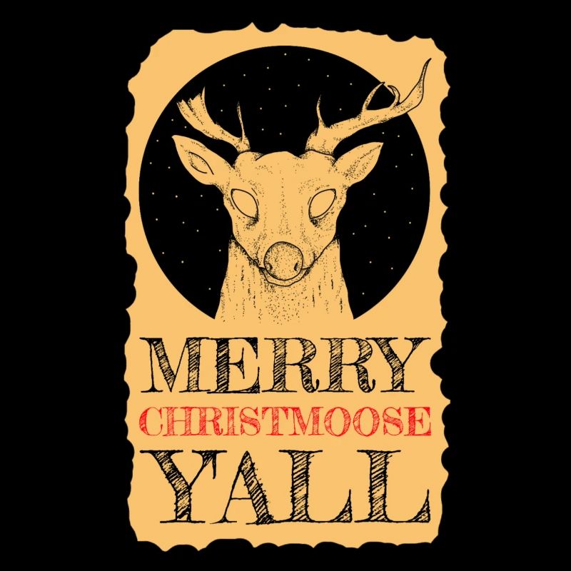 Moosemas Deer Night Design