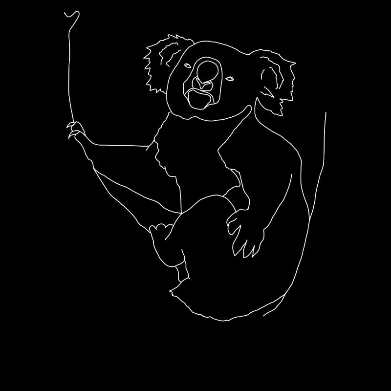 Lineart Koala