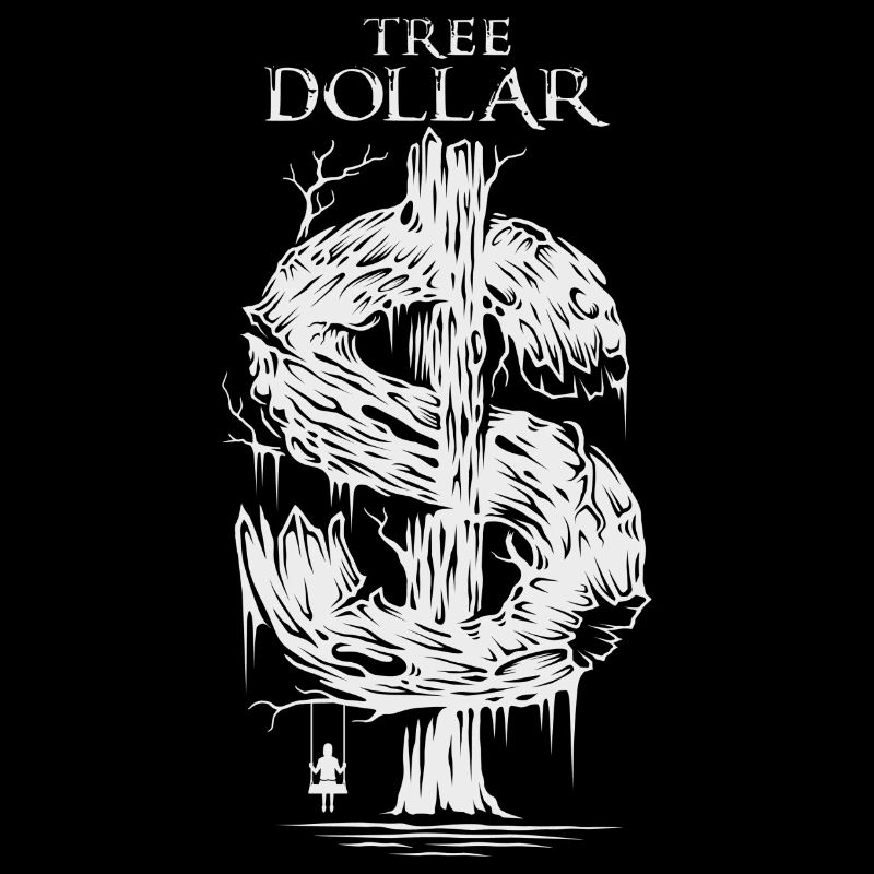 Dollarbaum des Horros - Halloweendesign