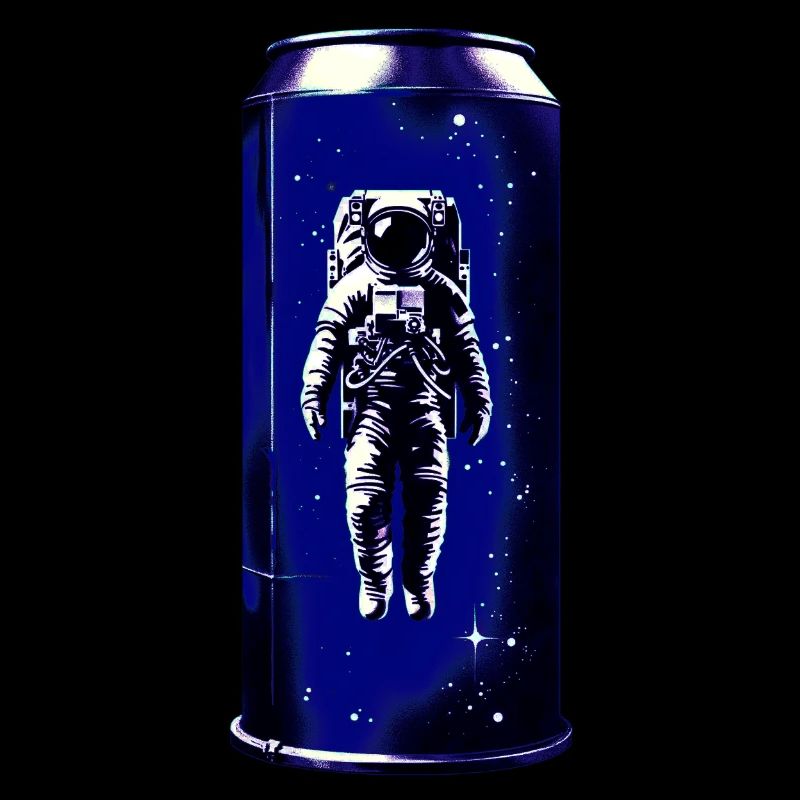 Astronaute dans une boîte