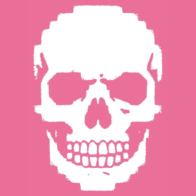 Pixel Totenkopf Schädel 8-Bit
