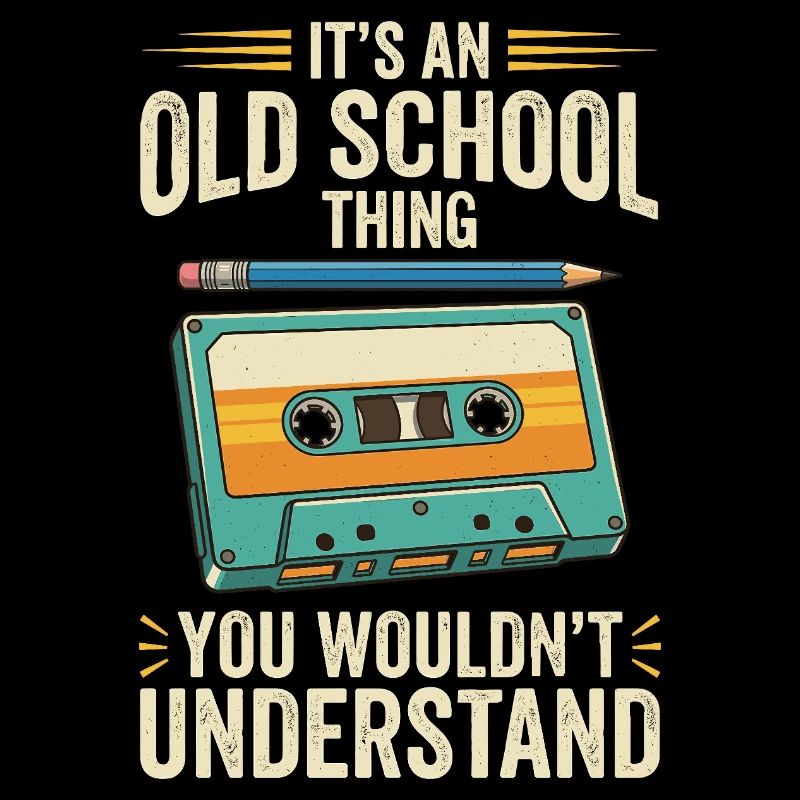 Old School Cassette Design – Mixtape rétro