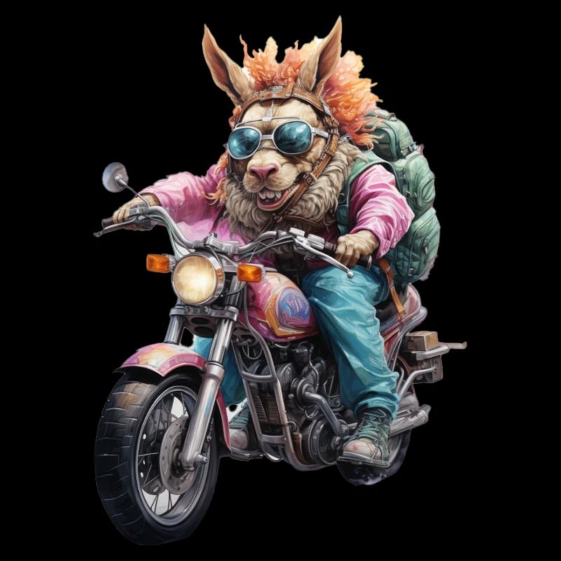 Freaky Biker Licorne
