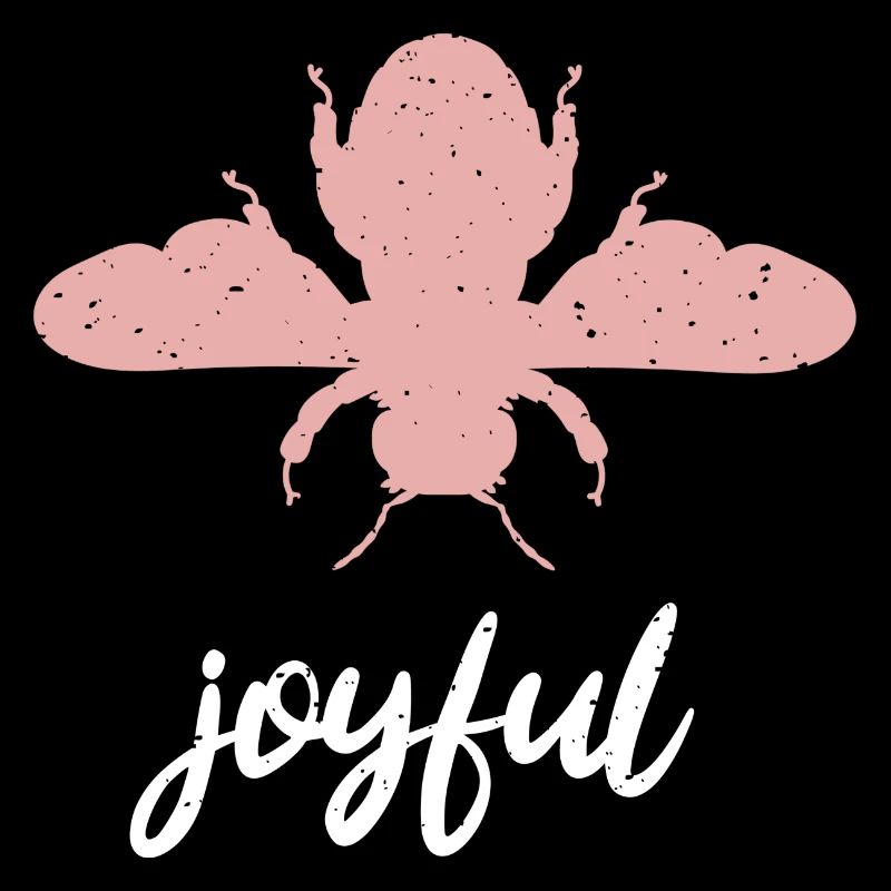 Rosa Bee Joyful Biene Be Joyful
