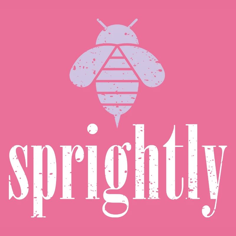 Purple Pastel Bee Sprightly Bee Be Sprightly
