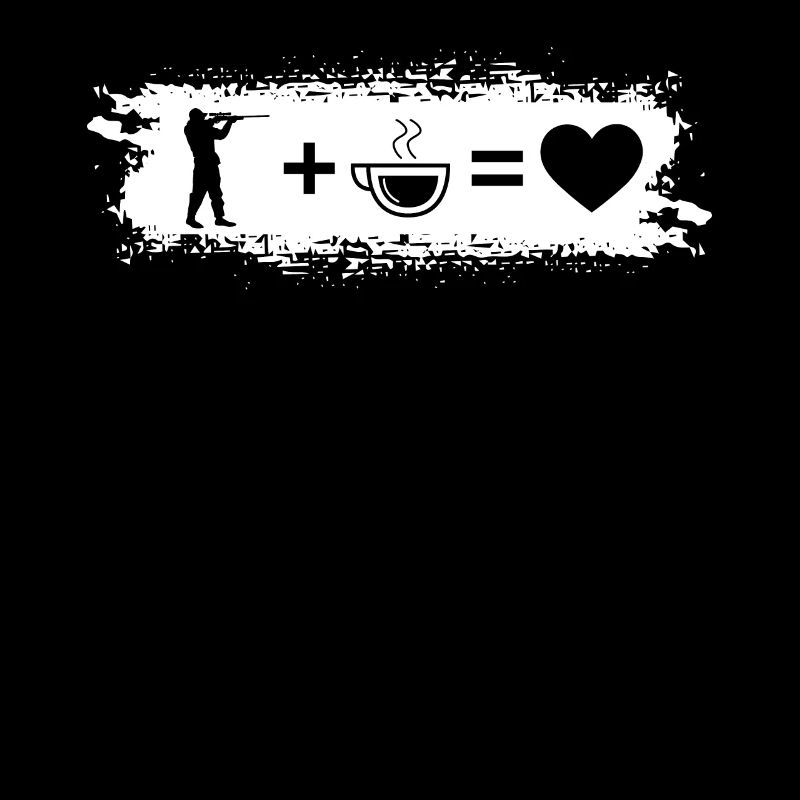 Grunge Rectangle - Heart - Coffee - Guy on the Jag