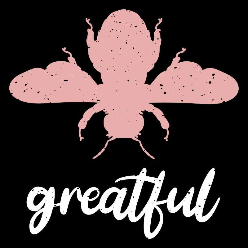 Rosa Bee Greatful Biene Be Greatful