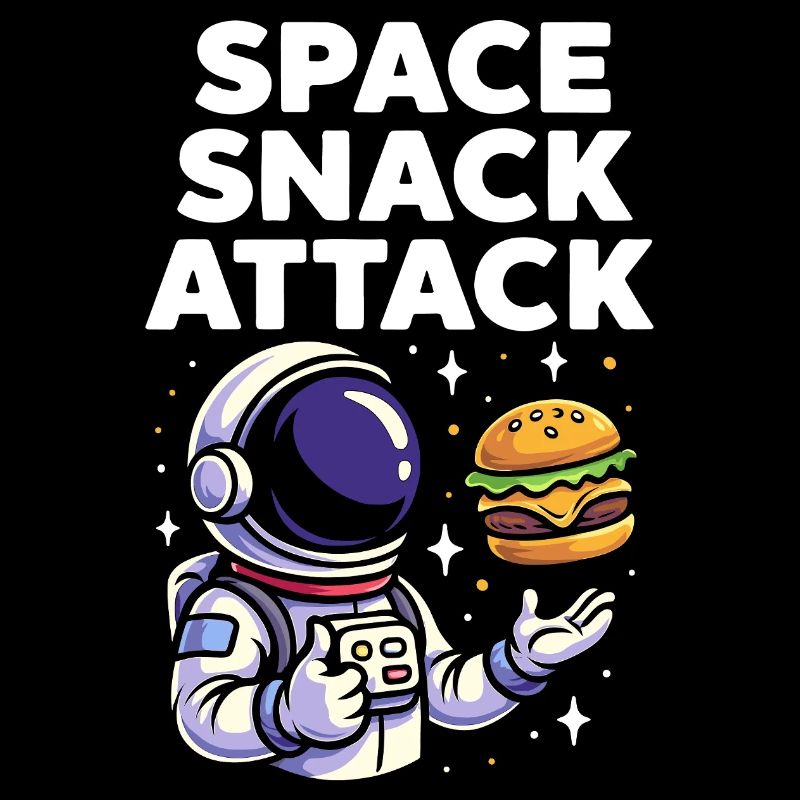 Burger d'astronaute, snack spatial, attaque