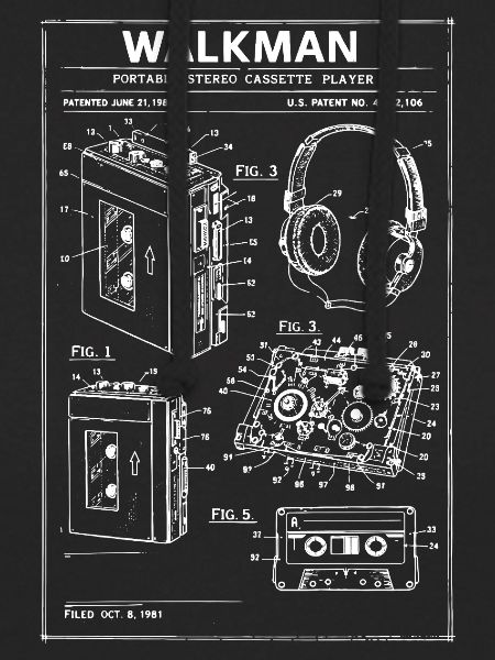 Walkman-Bauplan-Schaltplan