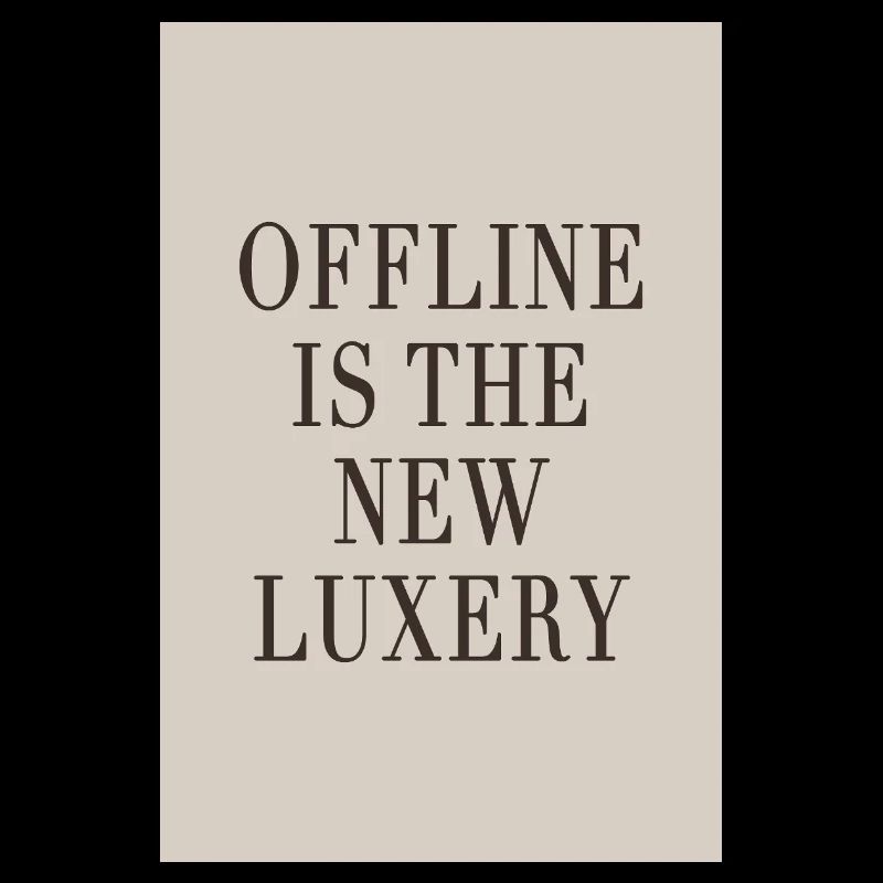 Offline ist der neue Luxus – Quiet Luxury